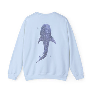 Whale Shark Coconut Girl Style Faith Over Fear Beach Womens Sweatshirt