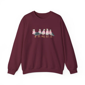 Seagulls on the Beach Women's Unisex Sized Beach Sweatshirt