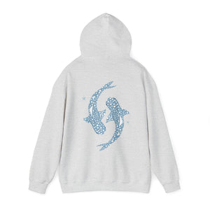 Whale Shark Coconut Girl Style Faith Over Fear Beach Womens Hoodie