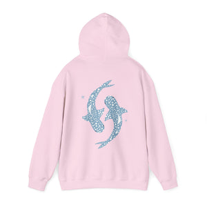 Whale Shark Coconut Girl Style Faith Over Fear Beach Womens Hoodie