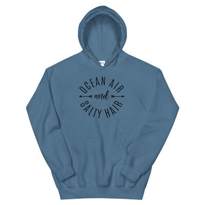 Ocean Air & Salty Hair Women's Beach Hoodie