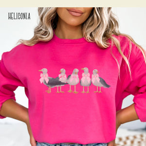 Seagulls on the Beach Women's Unisex Sized Beach Sweatshirt