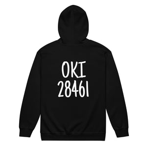 OKI Oak Island 28461 ZipCode Unisex Zippered Hoodie