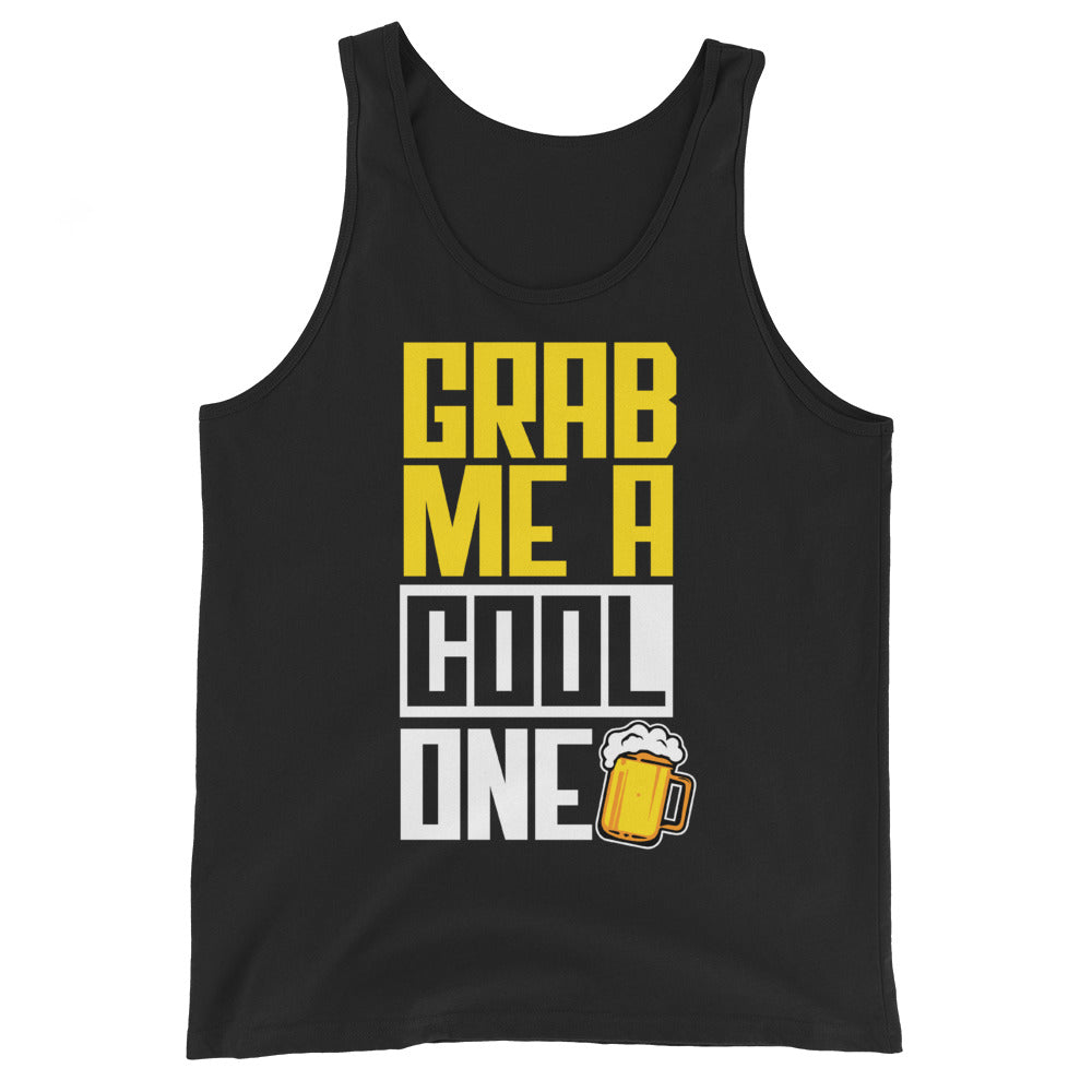 Grab Me A Cool One Men's Beach Tank Top - Super Beachy