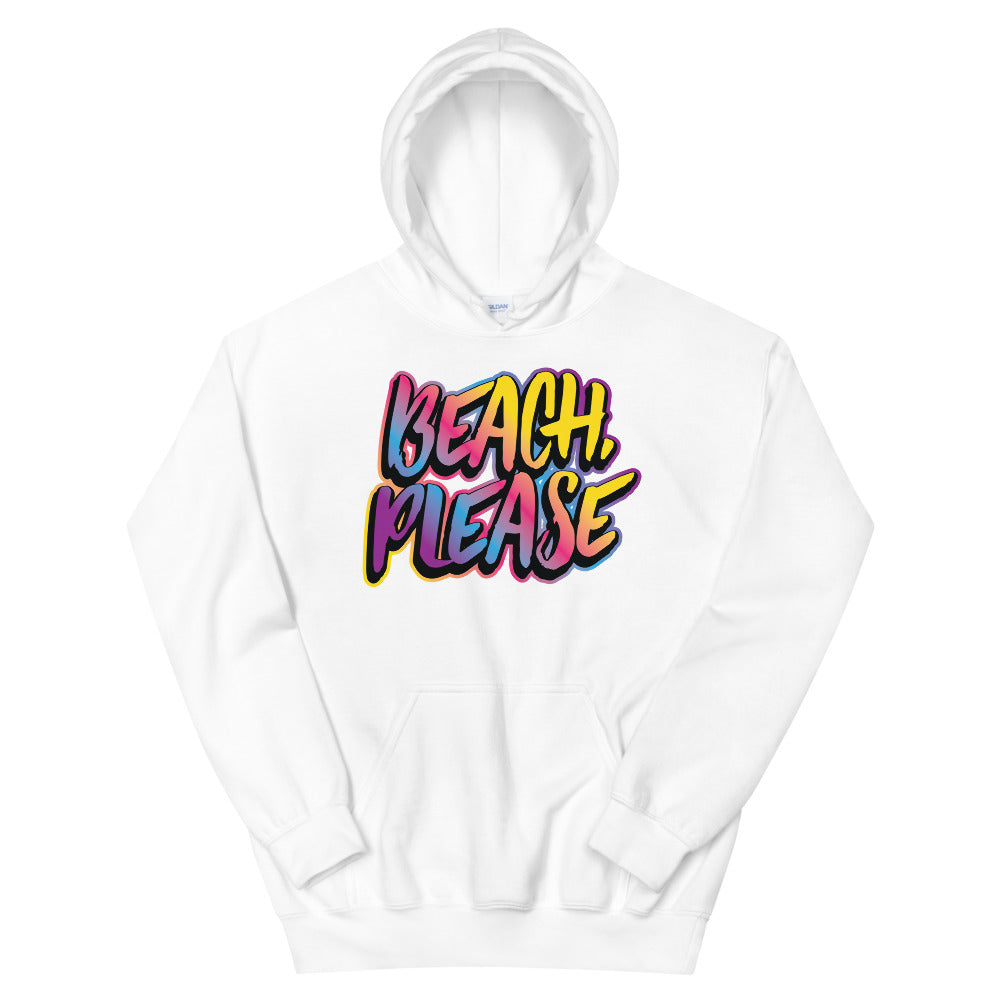 White discount beach hoodie