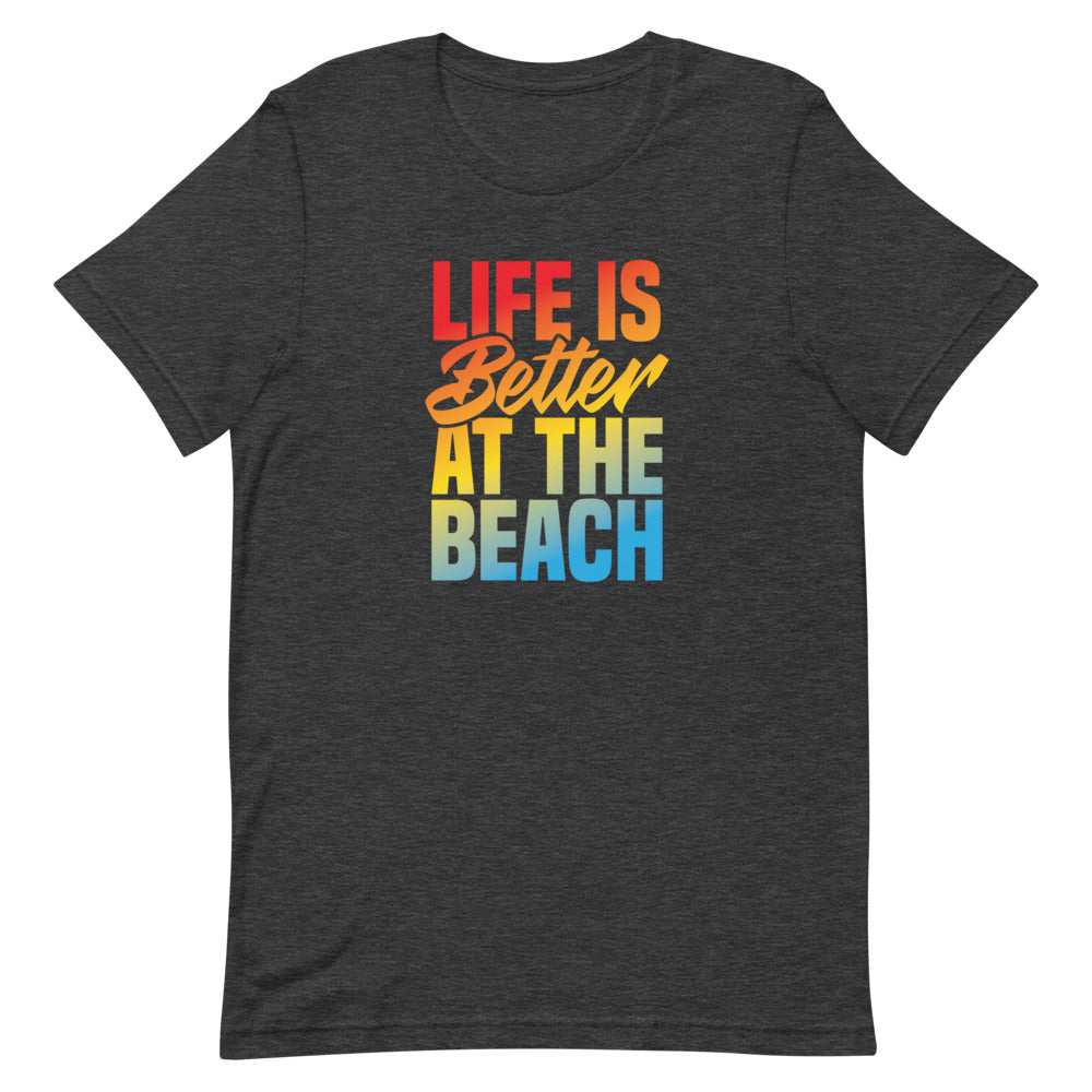 Life Is Better At The Beach Men's Beach T-Shirt - SuperBeachy